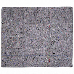 Тряпка для мытья пола 50х60 см, плотность 240 г/м2, серое ХПП, 95% хлопок, 5% полиэфир, ЛЮБАША, 604690