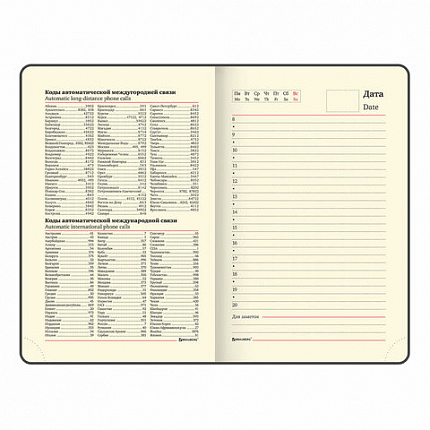 Ежедневник недатированный МАЛЫЙ 100х150 мм А6 BRAUBERG "Status", под кожу, 160 л., серо-голубой, 113369