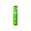 Батарейки аккумуляторные GP ReCharge Ni-Mh мизинчиковые КОМПЛЕКТ 2 шт., ААА (HR03) 400 mAh, 40AAAHCV, 40AAAHCV-2CRSB