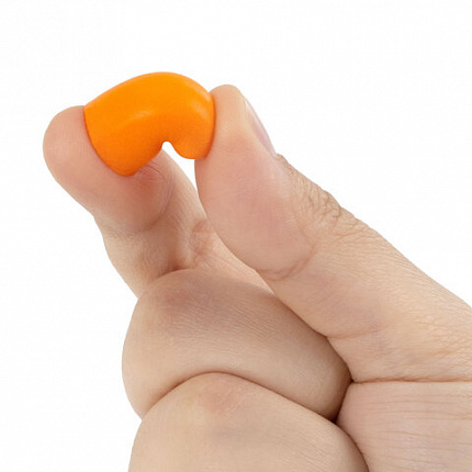 Беруши одноразовые пенополиуретановые без шнурка, КОМПЛЕКТ 500 пар в пакете, SNR 43 дБ, RABBITEX (РАББИТЕКС), 671321