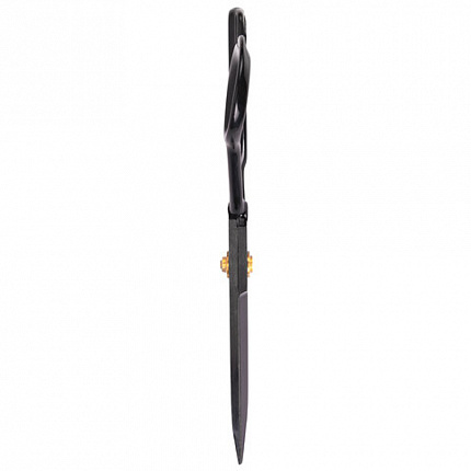 Ножницы портновские 240 мм, КЛАССИЧЕСКИЕ, черные, ручки с силиконовым покрытием, ОСТРОВ СОКРОВИЩ, 665598