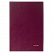 Книга учета 96 л., клетка, твердая, бумвинил, блок офсет, А4 200х290 мм, BRAUBERG, бордовая, 130224