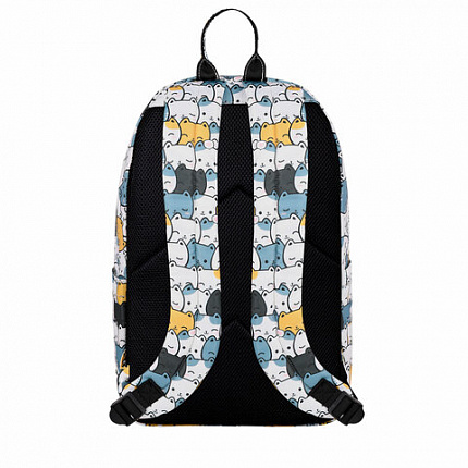 Рюкзак HEIKKI DREAM (ХЕЙКИ) универсальный, c карманом для ноутбука, эргономичный, "Cute Cats", 42х26х14 см, 273849