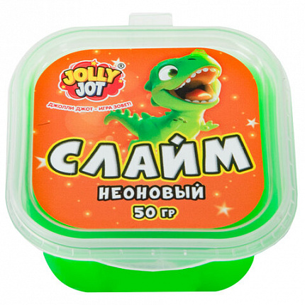 Слайм МИКС, 50 г, АССОРТИ, 8 видов, JOLLY JOT (ДЖОЛЛИ ДЖОТ), 667320