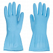 Перчатки МНОГОРАЗОВЫЕ нитриловые LAIMA ГИПОАЛЛЕРГЕННЫЕ, хлопчатобумажное напыление, ПРОЧНЫЕ, размер 7-8, М (средний), синие, вес 36г, 604998
