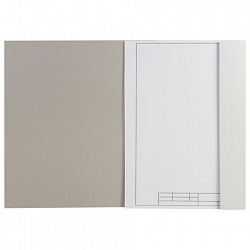 Папка для черчения А4, 210х297 мм, 10 л., 160 г/м2, рамка вертикальный штамп, ПИФАГОР, 129231