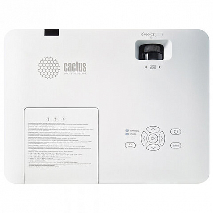 Проектор CACTUS CS-S2.WT, 3 LCD, 1024x768, 16:9, 4:3, 40000 лм, 15000:1, 3,26 кг