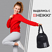 Рюкзак спортивный мешок HEIKKI CASUAL (ХЕЙКИ) с дополнительным карманом, 44х34 см, "Strips", 273458