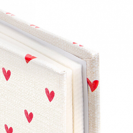 Фотоальбом BRAUBERG "Cute hearts" на 200 фото 10х15 см, твердая обложка, 391427