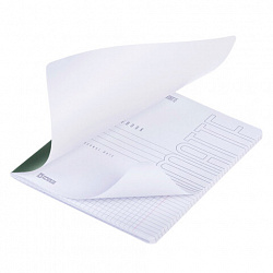 Тетрадь А5 96 л., HATBER, скоба, клетка, Soft-touch ламинация, SoloMatte "Малахит", 092749, 96Т5лВ1