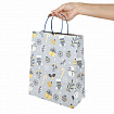 Пакет подарочный (1 штука) новогодний 26x13x32 см, "Kraft Large", ассорти, ЗОЛОТАЯ СКАЗКА, 592132