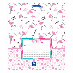 Тетрадь 24 л. BRAUBERG линия, обложка картон, "ЗАБАВНАЯ", 403586