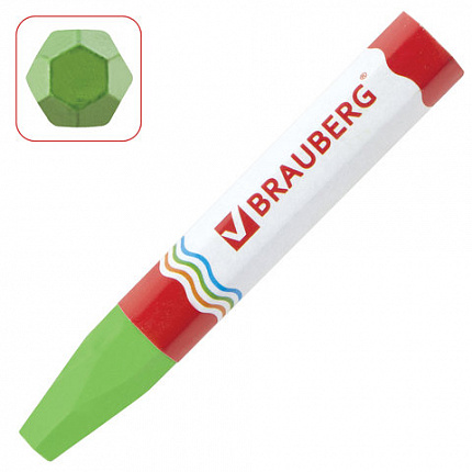 Восковые мелки утолщенные BRAUBERG "АКАДЕМИЯ", НАБОР 12 цветов, на масляной основе, яркие цвета, 227295