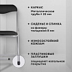 Стул складной РС04, серебристый каркас, кожзам черный, БП000012296