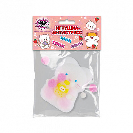 Игрушка-антистресс "КОШЕЧКА", 9х6 см, ассорти 2 вида, дисплей, JOLLY JOT (ДЖОЛЛИ ДЖОТ), 665782