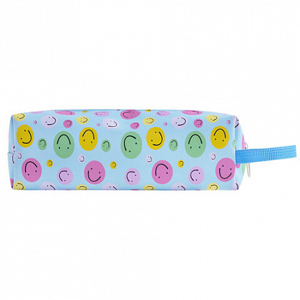 Пенал мягкий ПИФАГОР, 1 отделение, с ручкой, ПВХ, ассорти "Patterns", 21х9х6 см, 273827