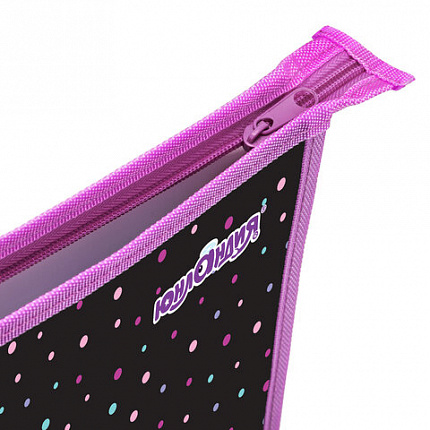 Папка для тетрадей ЮНЛАНДИЯ А4, 1 отделение, пластик, на молнии, "Cat squad", 273347