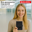 Обложка для паспорта и документов с защитой от считывания, 9 карманов, магнит, экокожа, черная, BRAUBERG, 238757
