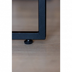 Стол BRABIX "SMART CD-019", 1180х600х770 мм, ЛОФТ, металл/ЛДСП бунратти, каркас черный, 641948