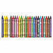 Восковые мелки BRAUBERG "АКАДЕМИЯ", НАБОР 24 цвета, 227285
