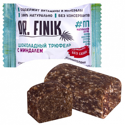 Конфеты финиковые DR.FINIK ассорти (фундук, миндаль, грецкий орех, кунжут), без сахара, 1000 г