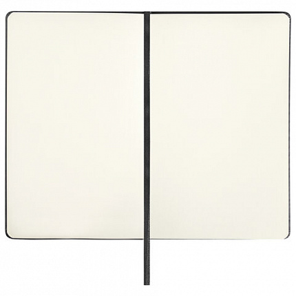 Скетчбук, слоновая кость 140 г/м2 130х210 мм, 80 л., КОЖЗАМ, резинка, BRAUBERG ART CLASSIC, черный, 113194