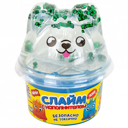Слайм с наполнителем, 200 г, ассорти 5 видов, JOLLY JOT (ДЖОЛЛИ ДЖОТ), 665948