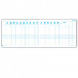 Главная книга, форма ОКУД 0504072, 48 л., картон, блок офсет, А4 292х200 мм, STAFF, 130075