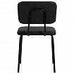 Стулья BRABIX "Ideal CF-080", КОМПЛЕКТ 4 шт., черный каркас, букле черный, 533244