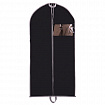 Чехол для одежды на молнии с ручками дорожный 60х120 см, черный, SHAMAANI (ШАМААНИ), 609603
