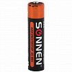 Батарейки аккумуляторные Ni-Mh мизинчиковые КОМПЛЕКТ 4 шт., AAA (HR03) 1000 mAh, SONNEN, 455610