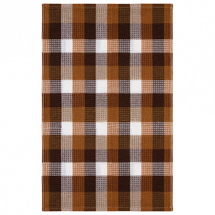 Салфетка вафельная универсальная, ХЛОПОК, 40х64 см, цветная клетка, ассорти, BOOMHOUSE (БУМХАУС), 700883