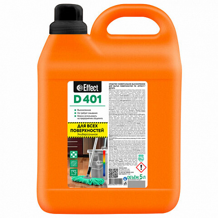 Чистящее средство 5 кг, EFFECT "Delta 401", высокопенное, универсальное, для мытья поверхностей, 26002