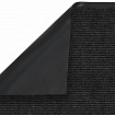 Коврик придверный 80х120 см, ЧЕРНЫЙ, влаго-грязезащитный, 450 г/м2, ребристый, PRIMILA (ПРИМИЛА) EXTRA, 701030