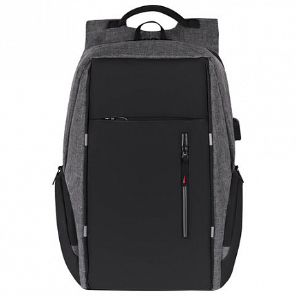 Рюкзак HEIKKI OUTLOOK (ХЕЙКИ) универсальный, отделение для ноутбука, серый, 44x31x17 см, 273890