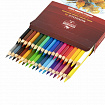 Карандаши цветные акварельные художественные KOH-I-NOOR "Mondeluz", 36 цветов, 3,8 мм, заточенные, европодвес, 3719036001KZRU