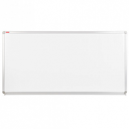 Доска магнитно-маркерная 90х180 см, улучшенная алюминиевая рамка, ГАРАНТИЯ 10 ЛЕТ, BRAUBERG Premium, 231716