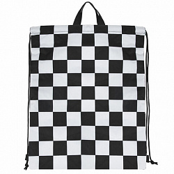 Мешок для обуви BRAUBERG большой удобный с ручкой, 51х41 см, "Black and White", 271595