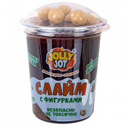 Слайм с фигурками, вкусняшки, 200 г, АССОРТИ 6 видов, JOLLY JOT (ДЖОЛЛИ ДЖОТ), 666668