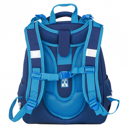 Ранец BRAUBERG PREMIUM, 2 отделения, с брелком, Techno, 38х29х16 см, 227812