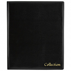 Альбом нумизмата без листов "OPTIMA", 230х270 мм, на кольцах, ПВХ, черный, STAFF, 238076