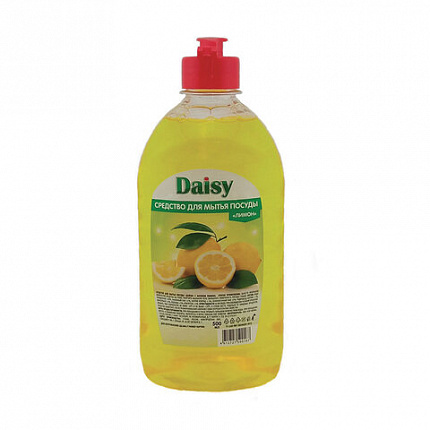 Средство для мытья посуды 500мл DAISY "Лимон", флип-топ, МИНПРОМТОРГ