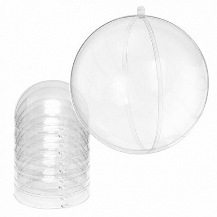 Пластиковые шары для поделок, 7 см, 5 шт., BRAUBERG HOBBY, 665390