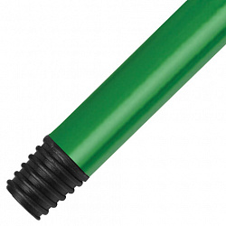 Черенок рукоятка для инвентаря 110 см, еврорезьба, металлопластик 0,25 мм, зеленый, BOOMHOUSE (БУМХАУС) ECONOMY, 702230
