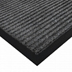 Коврик придверный 120х150 см, СЕРЫЙ, влаго-грязезащитный, 430 г/м2, ребристый, ЛЮБАША СТАНДАРТ, 701041