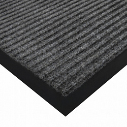Коврик ДОРОЖКА 1,2х10 м, СЕРЫЙ, влаго-грязезащита, 430 г/м2, ребристая, LAIMA EXPERT, 701046