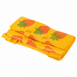 Пакет "майка" КОМПЛЕКТ 100 штук, 30+15х55, ПНД "Клубники", 15 мкм, LAIMA, 700793