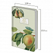 Ежедневник датированный 2027, А5, 138x213 мм, BRAUBERG "Vista Glow", под кожу, твердый, "Pear tree", 117961