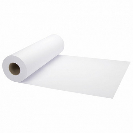 Бумага широкоформатная рулон для плоттера, 620 мм х 175 м х втулка 76 мм, 80 г/м2, белизна CIE 146%, BRAUBERG, 110456