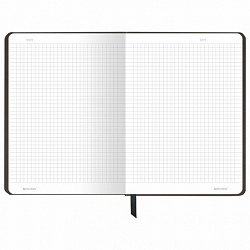 Блокнот с резинкой в клетку 96 л., А5 145х203 мм, твердая обложка, BRAUBERG, "Purpose", 116316